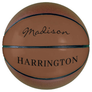 Custom name & colour basketball
