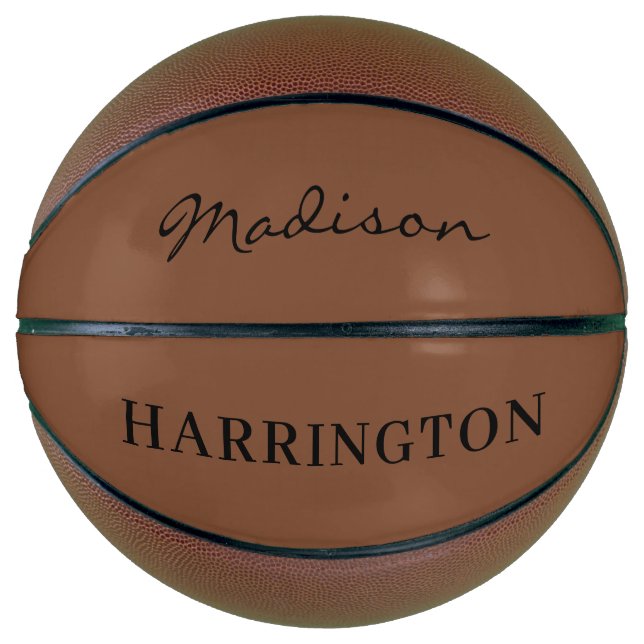Custom name & colour basketball (Front)