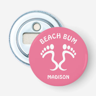 Custom Name & Colour Beach Bum Bottle Opener