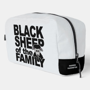 Custom name & colour "Black Sheep" Dopp Kit