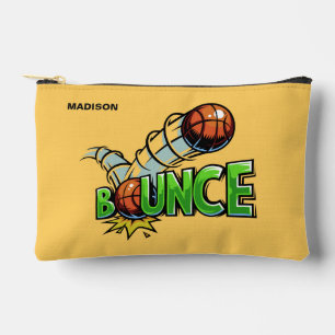 Custom name & colour BOUNCE Basketball Accessory Pouch