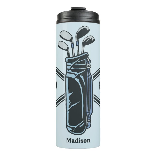 Custom Name & Colour Golf Thermal Tumbler (Front)