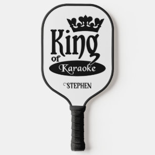 Custom Name & Colour King of Karaoke Pickleball Paddle