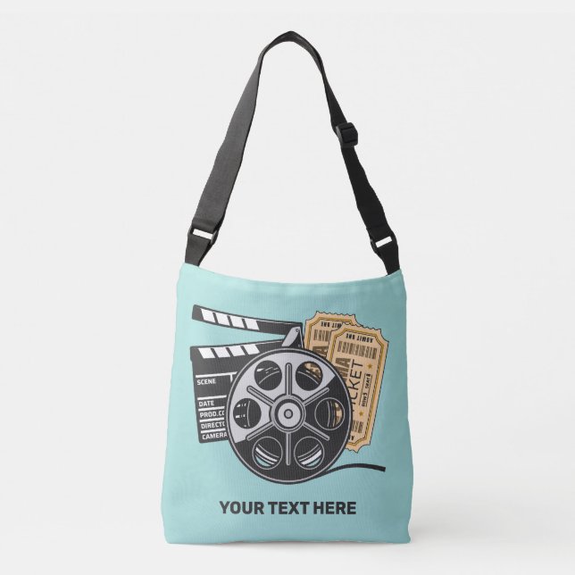 Custom Name & Colour Movie Crossbody Bag (Front)