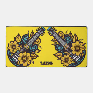 Custom Name & Colour Ukulele Desk Mat