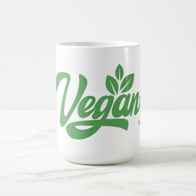 Custom Name & Colour Vegan Coffee Mug (Center)