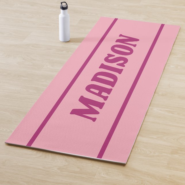 Custom name & colour yoga mat (In Situ)