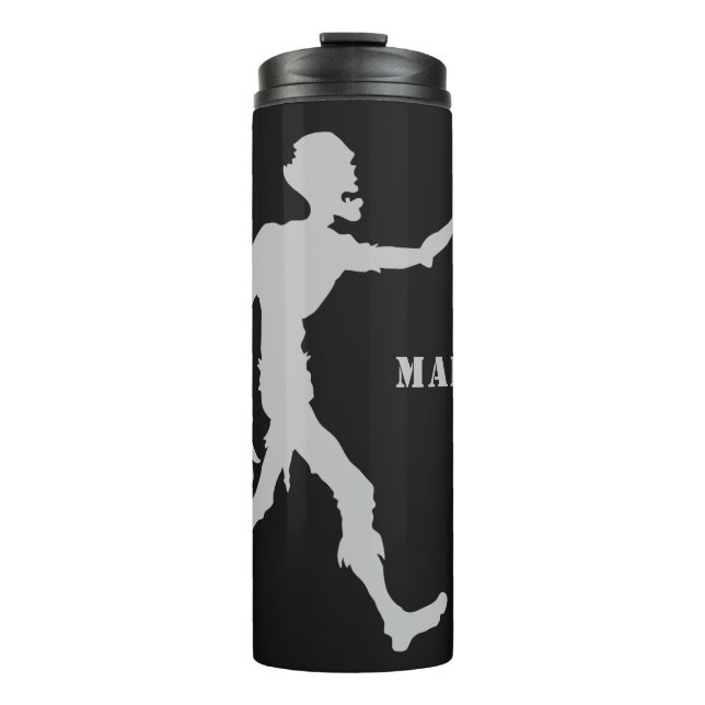 Custom name & colour Zombie tumbler (Front)