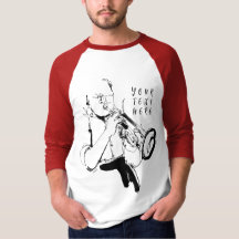 Custom Name Cool Retro Trumpeter