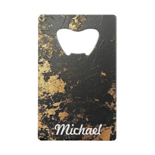 Custom Name Cool Sports Men's Black and Gold