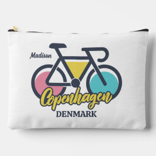 Custom Name Copenhagen Denmark Accessory Pouch