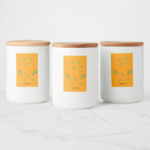 Custom name corn on orange
