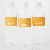 Custom name corns on orange