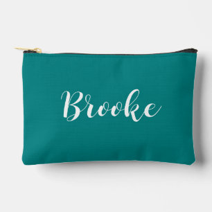 Custom Name Cosmetic Personalised Monogram Makeup Accessory Pouch