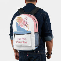 Custom Name Costa Rica Motto Pura Vida