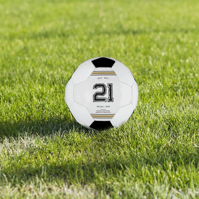 Custom Name Create Your Own | Personalised Number Soccer Ball (Creator Uploaded)