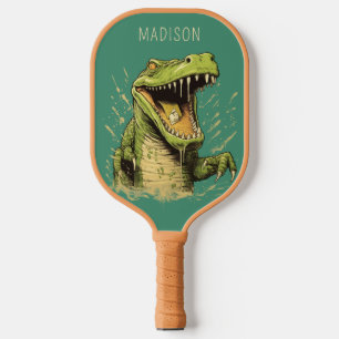 Custom Name Crocodile Pickleball Paddle