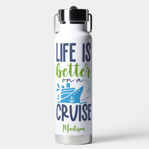 Custom Name Cruise Water Bottle