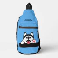 Custom Name Cute Husky