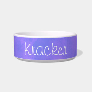 Custom Name Darkness Falls Storm Cloud Ceramic Pet Bowl