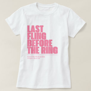 Custom Name Date & Location Bride Tribe Tee