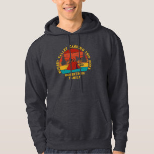 Custom Name Date Location Matching Family Camping  Hoodie