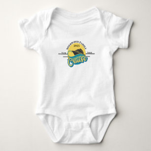 Custom Name Date Matching Family Cruise Vacation Baby Bodysuit