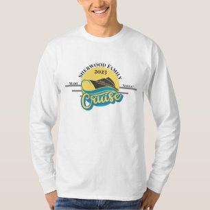 Custom Name Date Matching Family Cruise Vacation T-Shirt