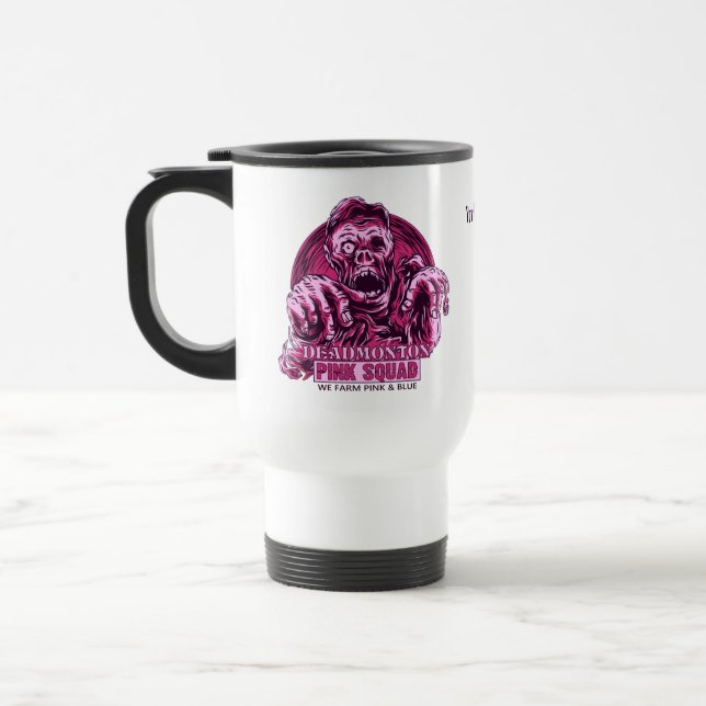 Custom name DEADMONTON mugs (Left)