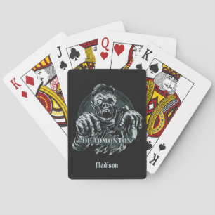 Custom name DEADMONTON playing cards