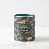 Custom Name Dinosaur Pattern