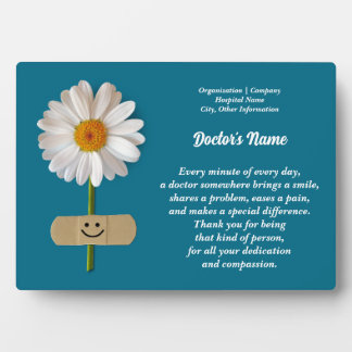 Custom Name Doctor Appreciation Gift Plaque