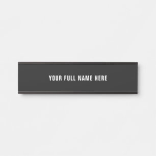 Custom Name Door Sign with Your Colours and Font