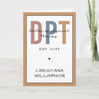 Custom Name DPT Doctor of Physical Therapy