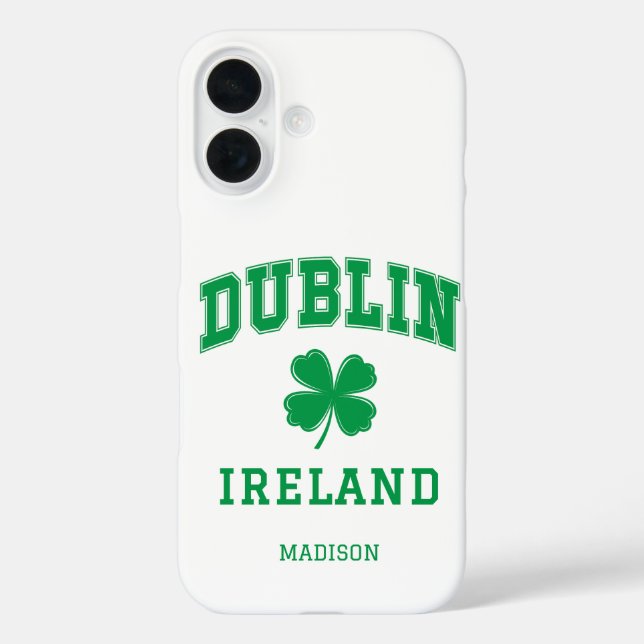 Custom Name Dublin Ireland Case-Mate iPhone Case (Back)