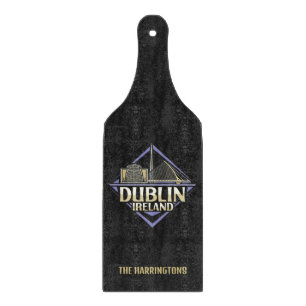 Custom Name Dublin Ireland Cutting Board
