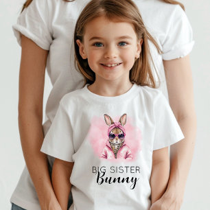 Custom Name Easter Matching Family Sister Bunny T-Shirt