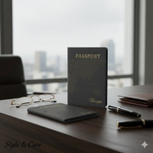 Custom Name Elegant Travel Accessory