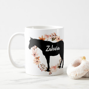 Custom Name equestrian horseback horse riding Coffee Mug