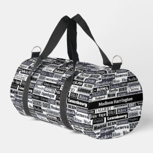 Custom Name European Traveller Duffle Bag