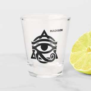 Custom Name Eye of Horus Shot Glass