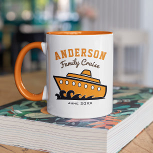 Custom Name Family Cruise Vacation Mug