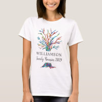 Custom Name Family Tree Family Reunion Women's