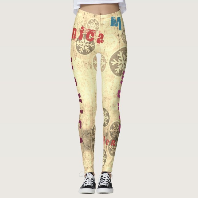 Custom Name Festival Leggings (Front)