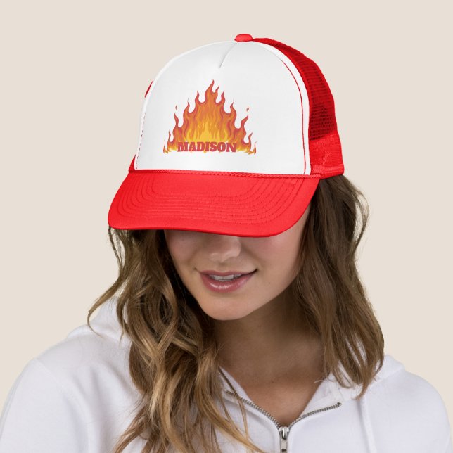 Custom name FIRE hats (In Situ)