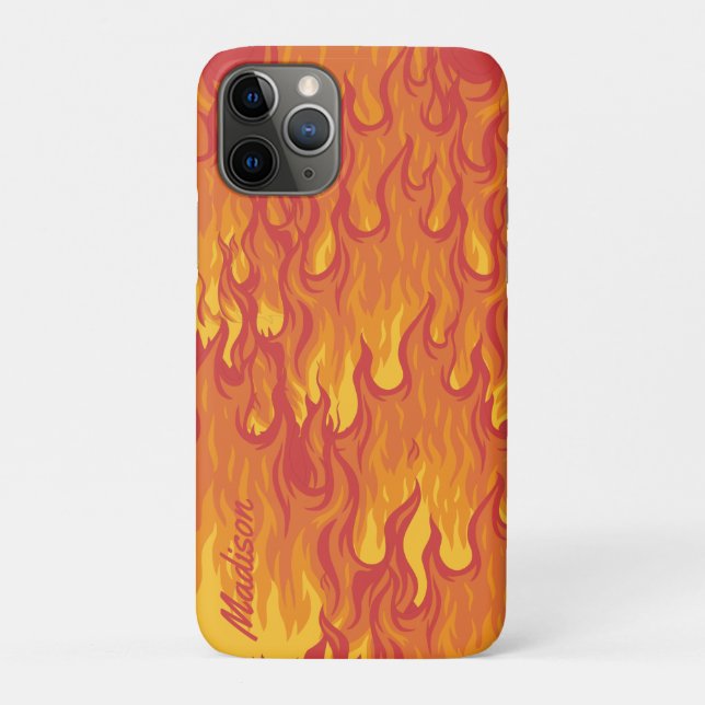 Custom name FIRE phone cases (Back)