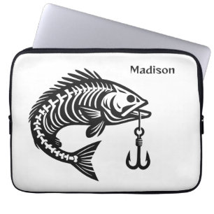 Custom Name Fish Laptop Sleeve