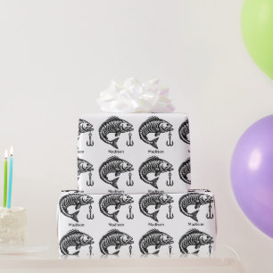 Custom Name Fish Wrapping Paper