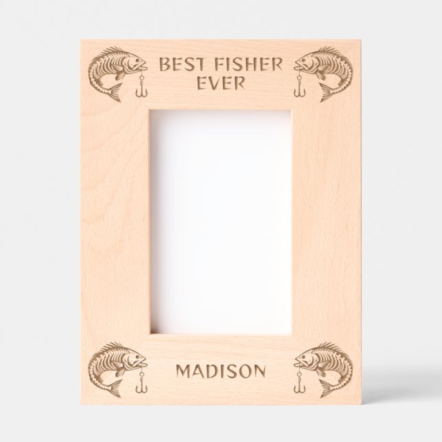 Custom Name Fisher Etched Frames (Front)