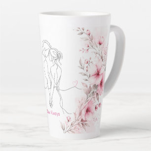 Custom Name Floral Couple 'Love You Always' Mug